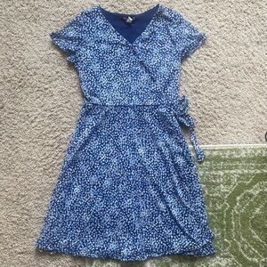 Xtraordinary Blue Patterned Dress